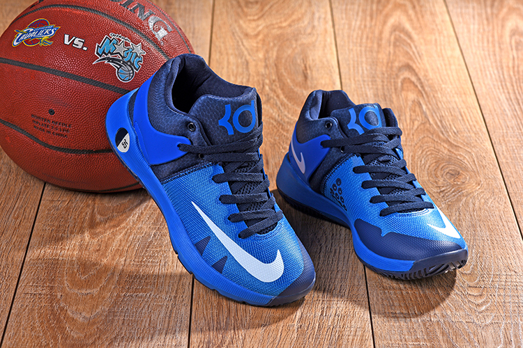 New Nike KD Trey 5 IV Sea Blue White Shoes